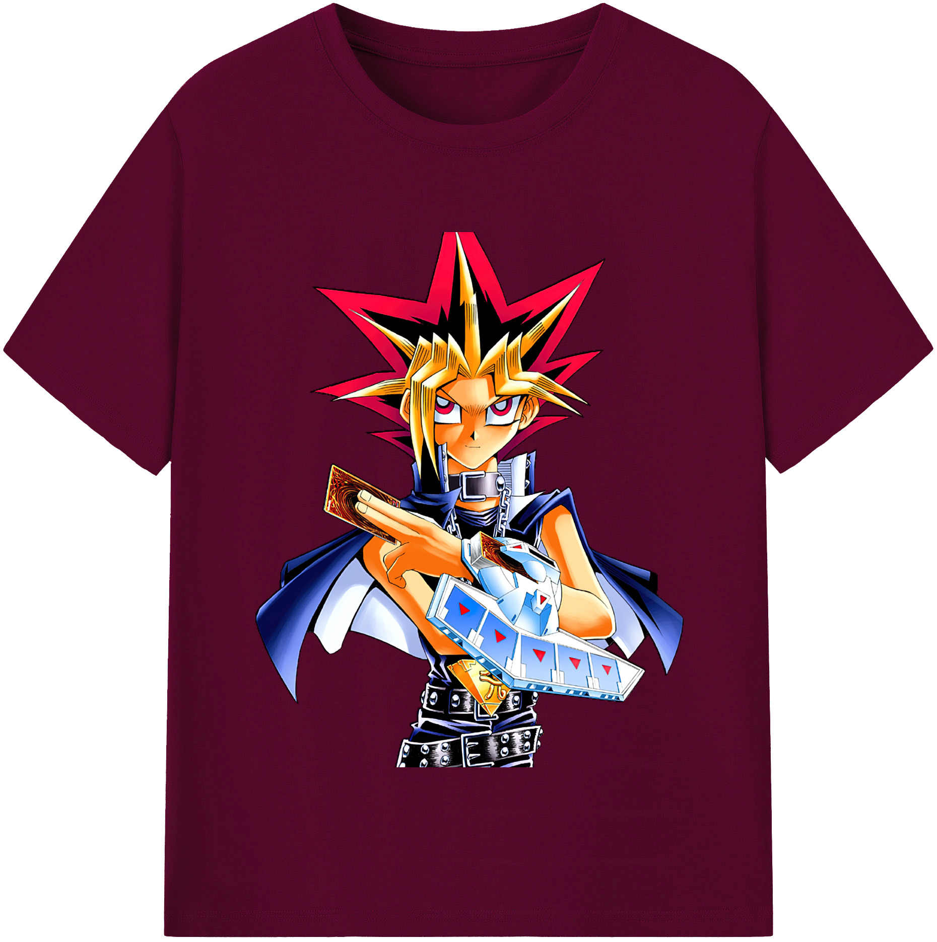 （画像用） 遊☆戯☆王 Yu-Gi-Oh! レディースカジュアルプリントTシャツ（綿100％）
